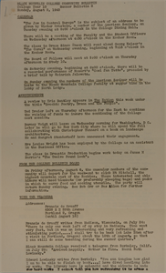 Image of Black Mountain College Community Bulletin College Year 10 Summer Bulletin 8 Monday, August 2, 1943